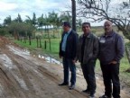 Braz, da Rosa e Ferreira estão descontes com o abandono da estrada geral de Urussanga Velha
